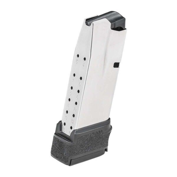 SPRINGFIELD ARMORY HELLCAT 15 ROUND MAGAZINE TOP RIGHT SIDE VIEW BACK ANGLE