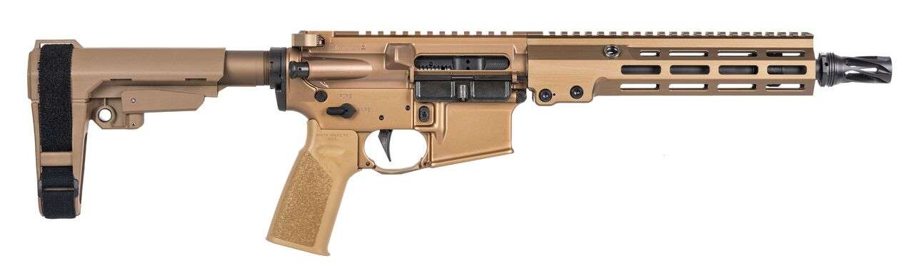 GEISSELE SUPER DUTY MOD1 PISTOL SBA3 10.3" DDC 5.56MM LEFT SIDE VIEW