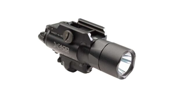 SUREFIRE X400 TURBO RED LASER RIGHT SIDE VIEW FRONT ANGLE