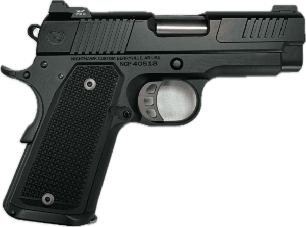 NIGHTHAWK CUSTOM COUNSELOR OFFICER IOS ROSE GOLD 9MM LEFT SIDE VIEW