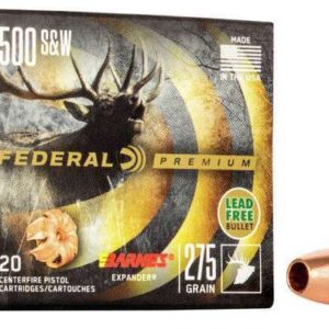 FEDERAL BARNES EXPANDER 500S&W MAG 275GR HP