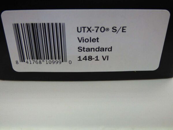 MICROTECH UTX-70 SINGLE EDGE VIOLET STANDARD LABEL