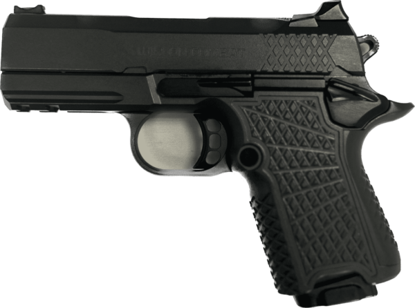 WILSON COMBAT SFX9 HC 3.25" SOLID FRAME WITH LIGHT RAIL X-TAC 10 ROUND GRAY ARMOR-TUFF FINISH LEFT SIDE VIEW