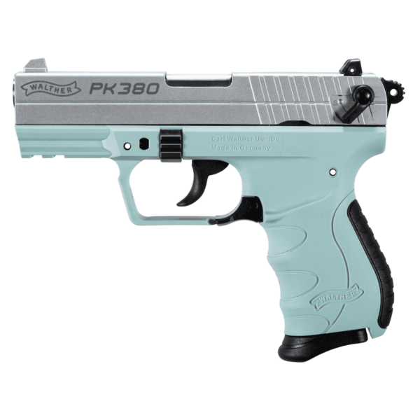 WALTHER PK380 ANGEL BLUE LEFT SIDE VIEW