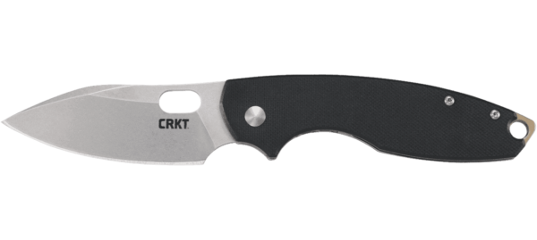 CRKT PILAR® III BLACK W/D2 BLADE STEEL LEFT SIDE VIEW OPEN