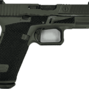 AGENCY ARMS GLOCK 45 SAGE DYNAMICS OD GREEN AOS 9MM LEFT SIDE VIEW