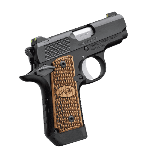 kimber micro raptor bottom right side view back angle