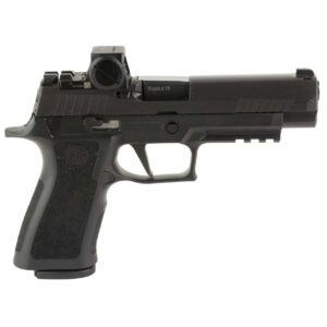 SIG SAUER 320XF ROMEO-X 9MM TOP LEFT SIDE VIEW FRONT ANGLE