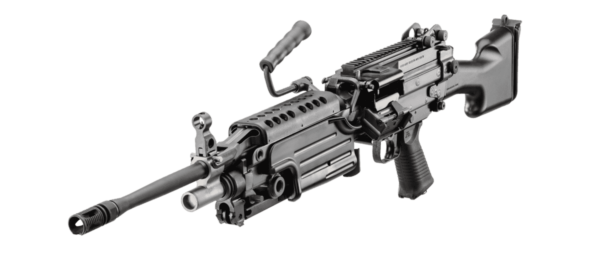 m249s standard black left side view angled down