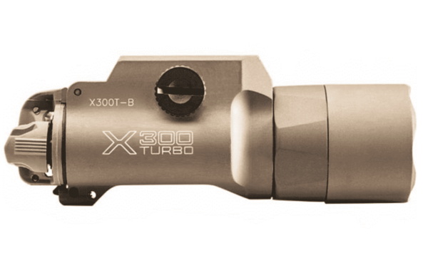 SUREFIRE X300 TURBO SCREW TAN RIGHT SIDE VIEW