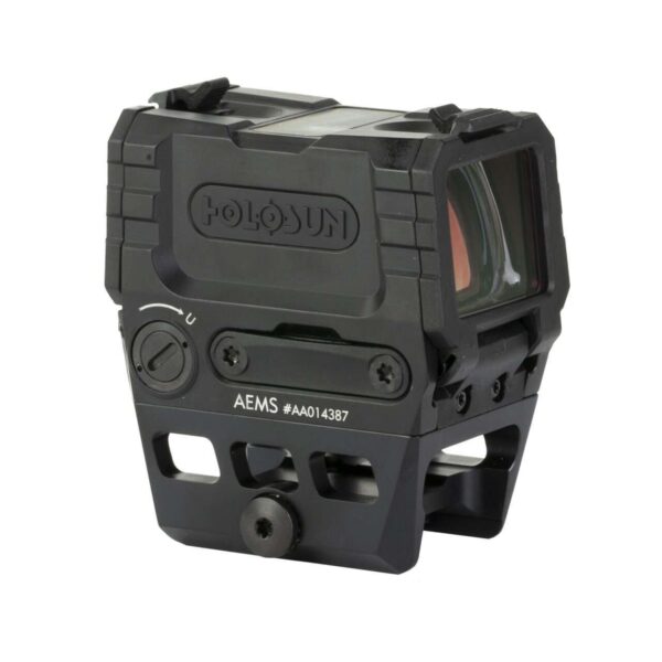 HOLOSUN AEMS-211301 SOLAR RED DOT LEFT SIDE VIEW FRONT ANGLE