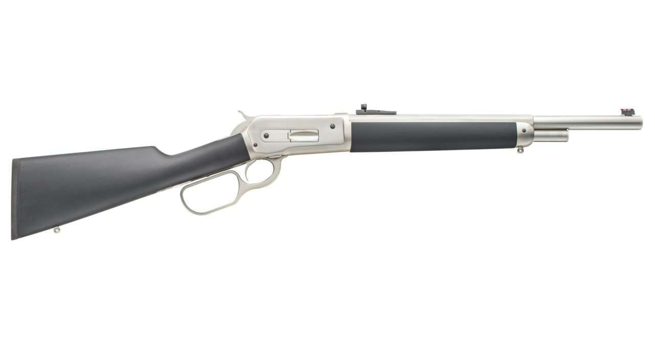 CHIAPPA 1886 LEVER ACTION KODIAK RIFLE MATTE CHROME .45-70 18.5" RIGHT SIDE VIEW