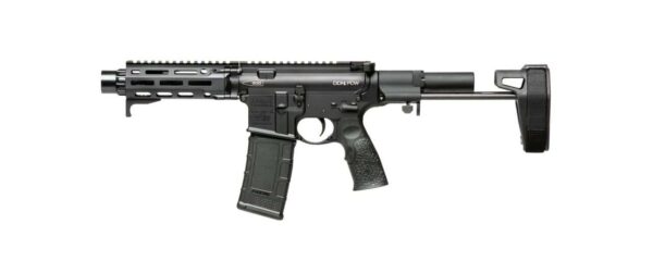 DANIEL DEFENSE DDM4 PDW 300 BLACKOUT PISTOL BLACK LEFT SIDE VIEW BRACE EXTENDED