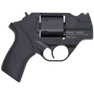 CHIAPPA RHINO 200DS BLACK ANODIZED 2" 357MAG RIGHT SIDE VIEW