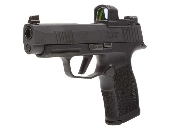 SIG SAUER P365XL ROMEOZERO ELITE LEFT SIDE VIEW FRONT ANGLE