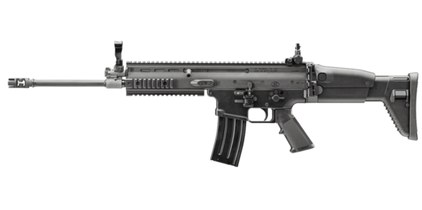 FN HERSTAL SCAR 16 S NON RECIPROCATING CHARGE HANDLE LEFT SIDE VIEW