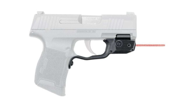 CRIMSON TRACE LASERGUARD RED FOR SIG SAUER P365 ON PISTOL FACING RIGHT