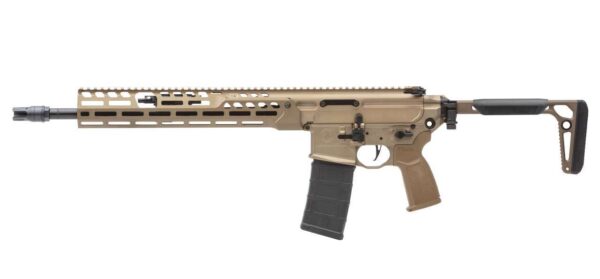 SIG SAUER MCX-SPEAR LT COYOTE TAN 16" 5.56 NATO LEFT SIDE VIEW