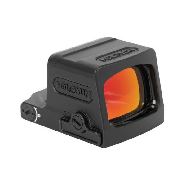 HOLOSUN EPS-RD2 ENCLOSED PISTOL SIGHT RED DOT RIGHT SIDE VIEW FRONT ANGLE