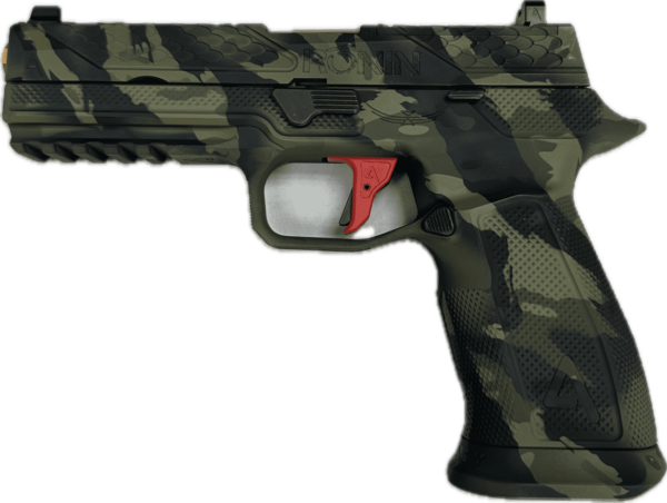 AGENCY ARMS P320 RONIN TACTICS EARTH 9MM LEFT SIDE VIEW