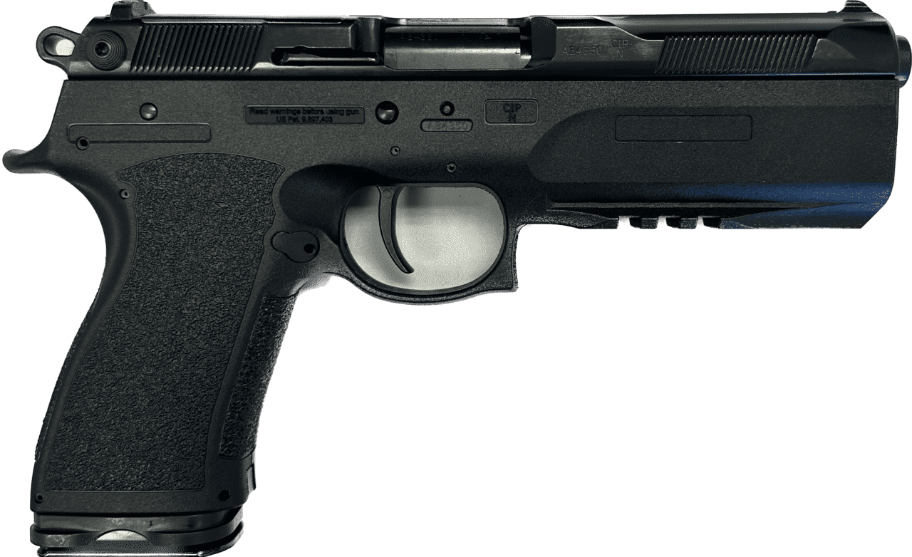 FK BRNO PSD MULTI CALIBER PISTOL BLACK 7.5FK 5.3" LEFT SIDE VIEW