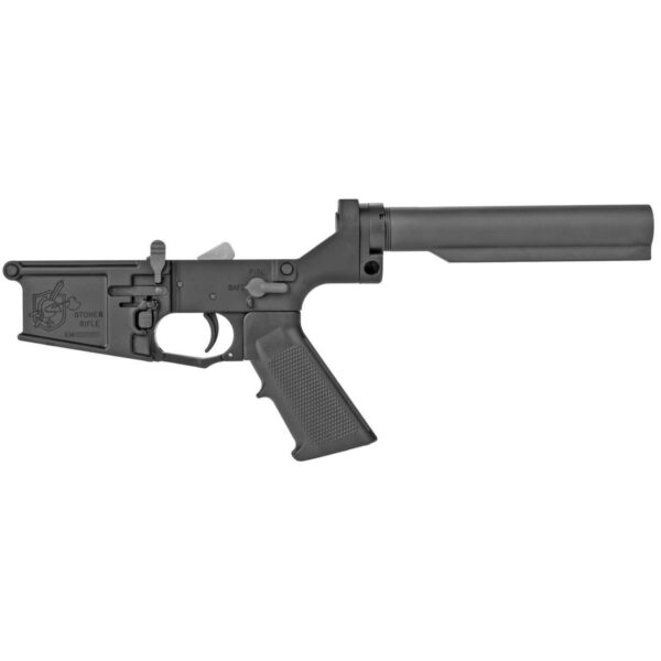 KNGHTS ARMAMENT CO SR-25 COMPLETE LOWER RECEIVER CARBINE LENGTH LEFT SIDE VIEW