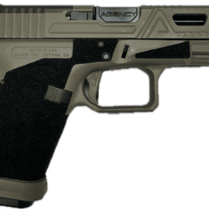 AGENCY ARMS GLOCK 19G3 EXA PORTED FDE AOS LEFT SIDE VIEW