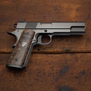 CABOT GUN OF THE MONTH APRIL HUNT CLUB .45ACP TOP RIGHT SIDE VIEW
