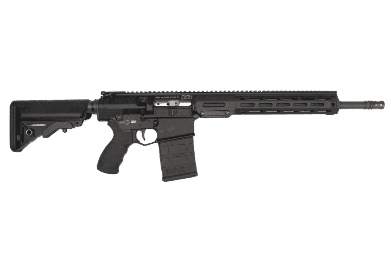 LEWIS MACHINE AND TOOL MARS-H 7.62 16" RIFLE RIGHT SIDE VIEW