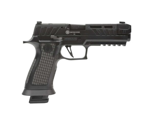 SIG SAUER P320 SPECTRE COMP BLACKOUT 9MM LEFT SIDE VIEW
