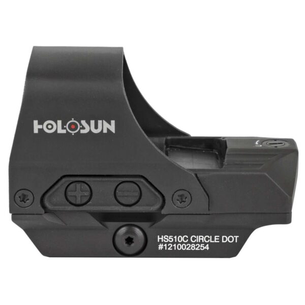HOLOSUN HS510C SOLAR OPEN REFLEX RED DOT LEFT SIDE VIEW