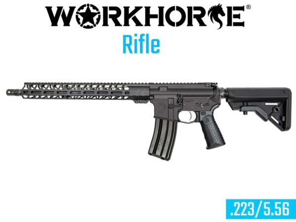 BATTLE ARMS DEVELOPMENT WORKHORSE RIFLE 5.56 NATO 16"