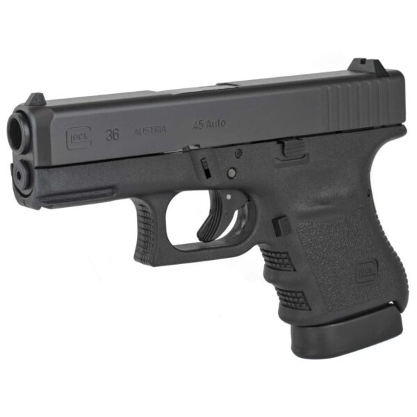 GLOCK 36 GEN3 AUSTRIA LEFT SIDE VIEW FRONT ANGLE