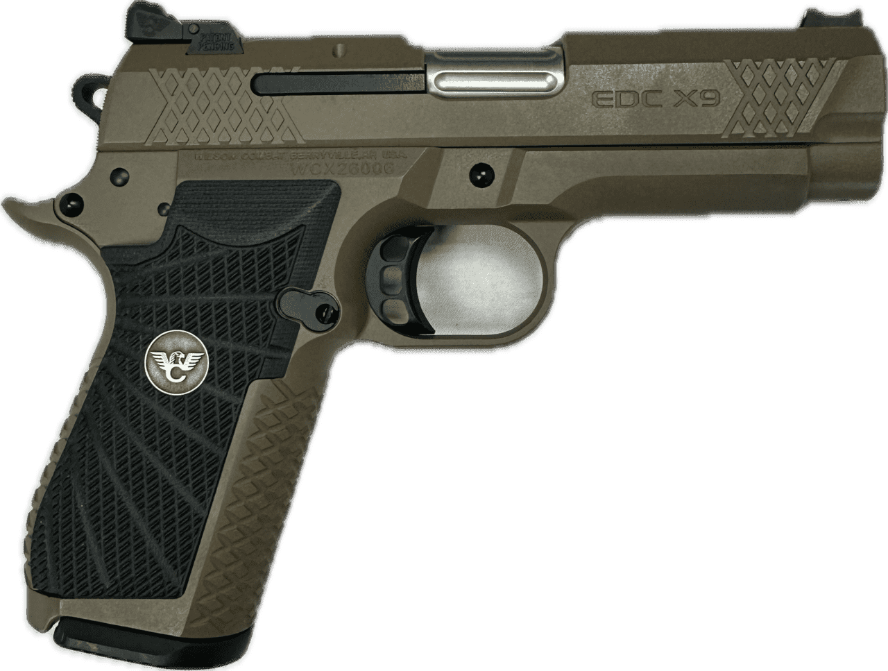 WILSON COMBAT EDCX9 FDE 9MM LEFT SIDE VIEW