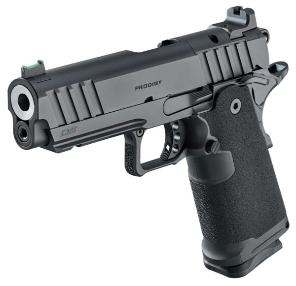 SPRINGFIELD ARMORY 1911 DS PRODIGY 4.25 AOS LEFT SIDE VIEW FRONT ANGLE