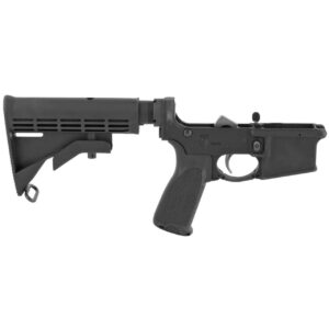 BCM COMPLETE RIFLE LOWER RECEIVER BLACK M4 STOCK MOD 0 PISTOL GRIP LEFT SIDE VIEW