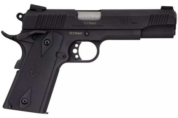 TAURUS 1911 9MM LUGER MATTE BLACK FULL SIZE LEFT SIDE VIEW