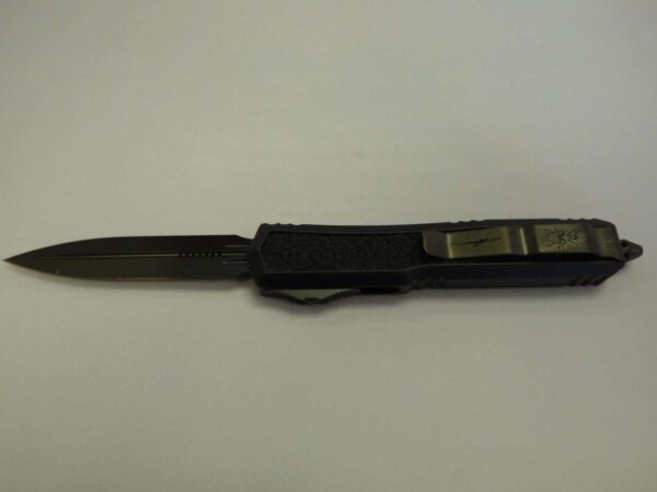 MICROTECH MAKORA DOUBLE EDGE SHADOW DLC STANDARD DLC HARDWARE NICKEL BORON INTERNALS CLIP SIDE
