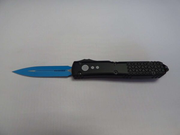 MICROTECH ULTRATECH DOUBLE EDGED JEDI KNIGHT BLUE STANDARD CLIP SIDE