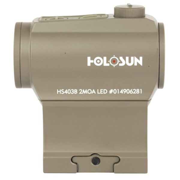 HOLOSUN HS403B-FDE 2MOA RED DOT SIGHT LEFT SIDE VIEW