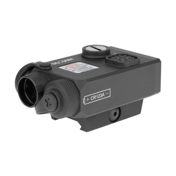 HOLOSUN LS221R DUAL LASER RED AND IR LEFT SDIE VIEW FRONT ANGLE