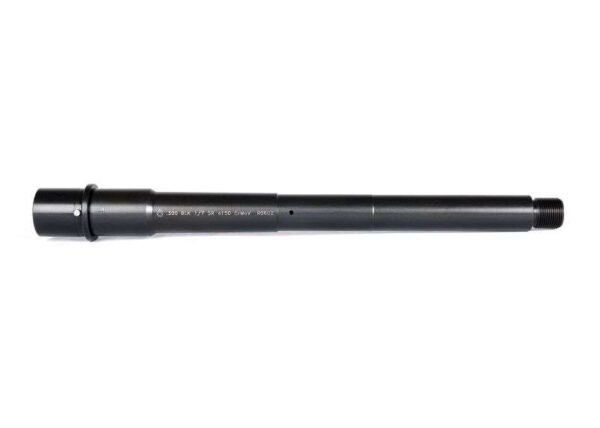 BALLISTIC ADVANTAGE 10" .300 BLACKOUT PISTOL LENGTH AR 15 BARREL MODERN SERIES TOP VIEW MUZZLE FACING RIGHT