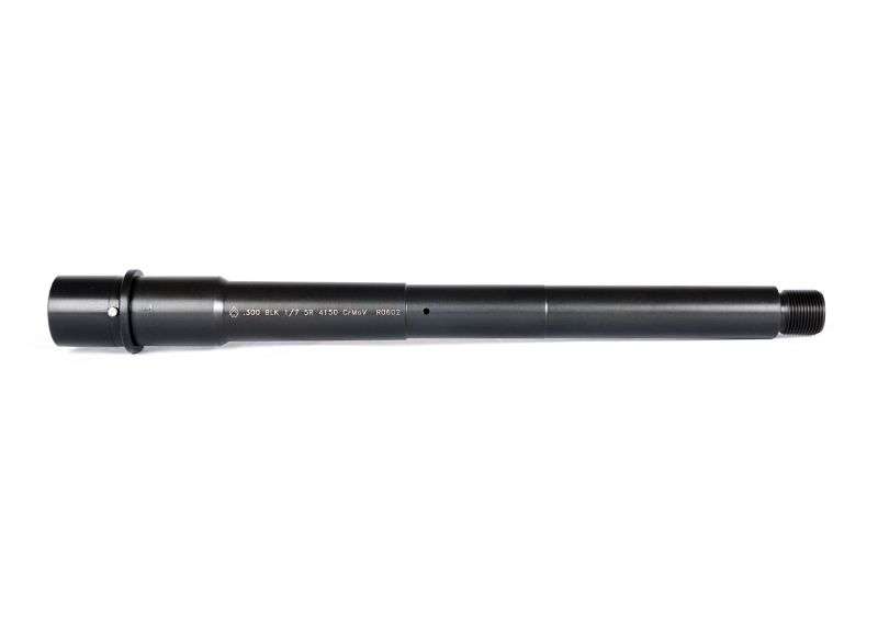 BALLISTIC ADVANTAGE 10" .300 BLACKOUT PISTOL LENGTH AR 15 BARREL MODERN SERIES TOP VIEW MUZZLE FACING RIGHT