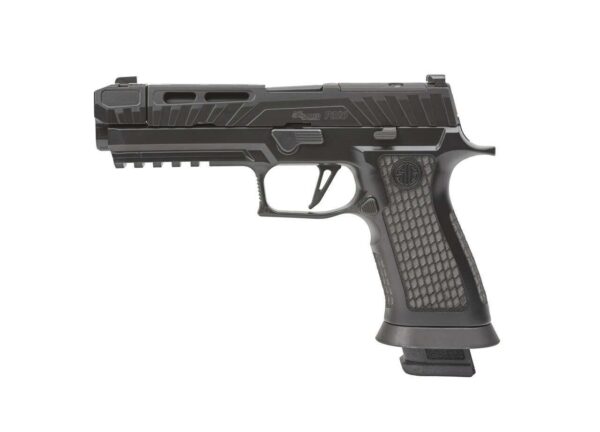 SIG SAUER P320 SPECTRE COMP BLACKOUT 9MM LEFT SIDE VIEW