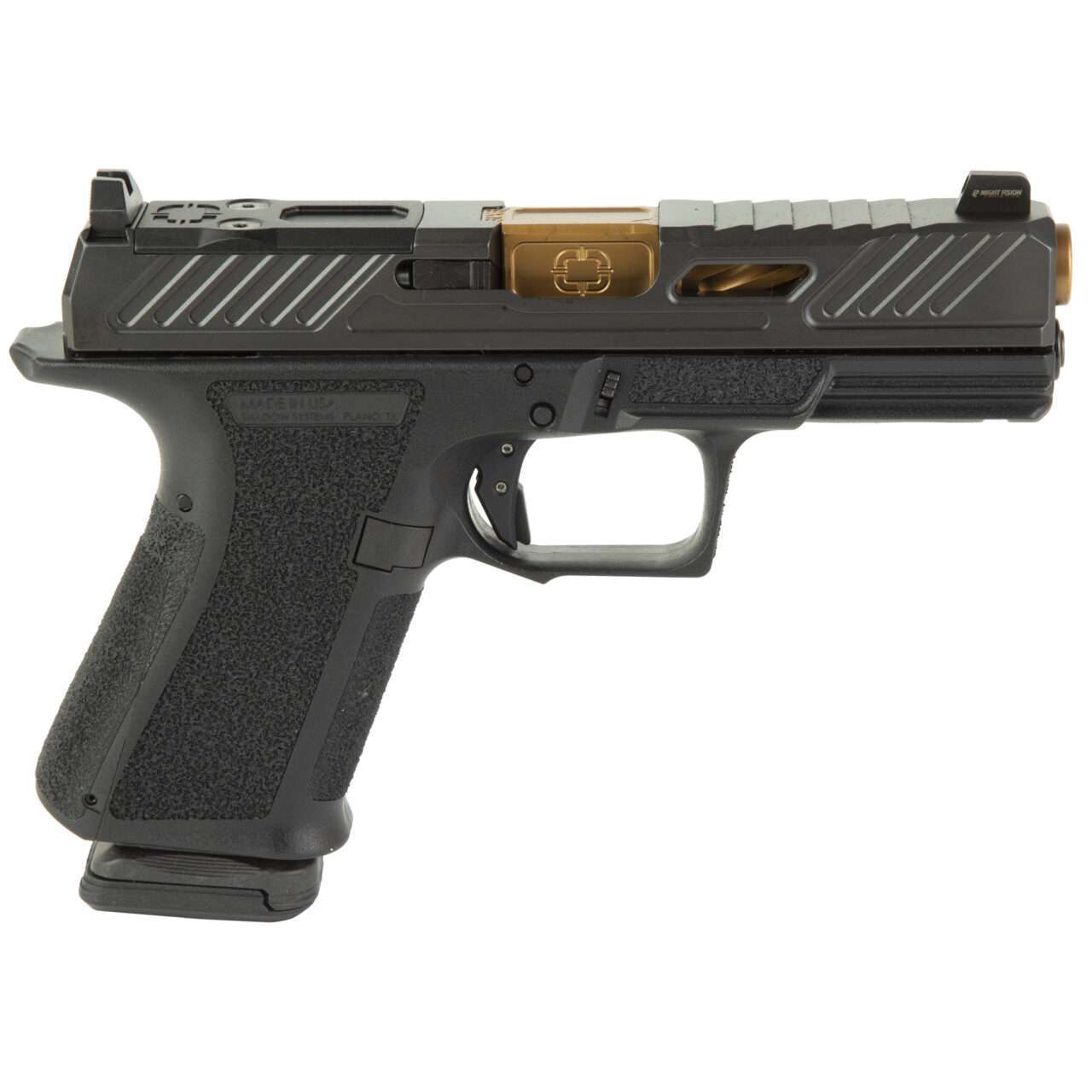SHADOW SYSTEMS MR920 ELITE BRONZE BARREL 9MM LEFT SIDE VIEW