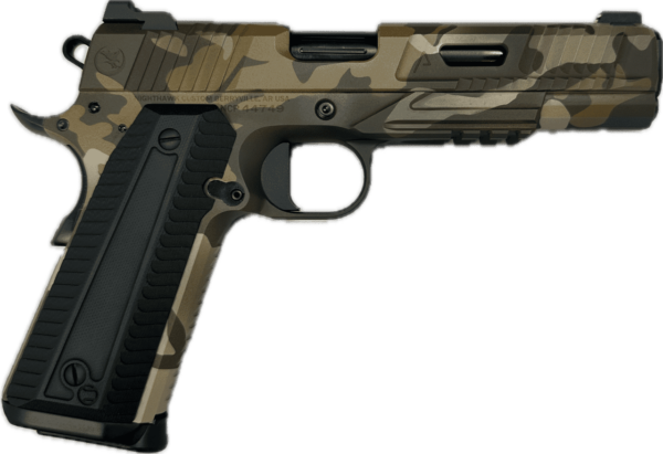 NIGHTHAWK CUSTOM AGENT 2 GOVERNMENT MULTICAM DELTA .45ACP RIGHT SIDE VIEW