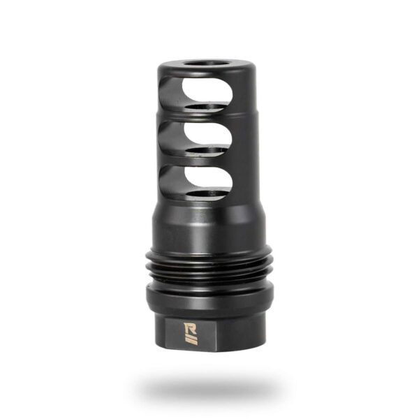 RUGGED SUPPRESSORS 3 PORT BRAKE VERTICAL 5/8 X 24 THREAD PITCH