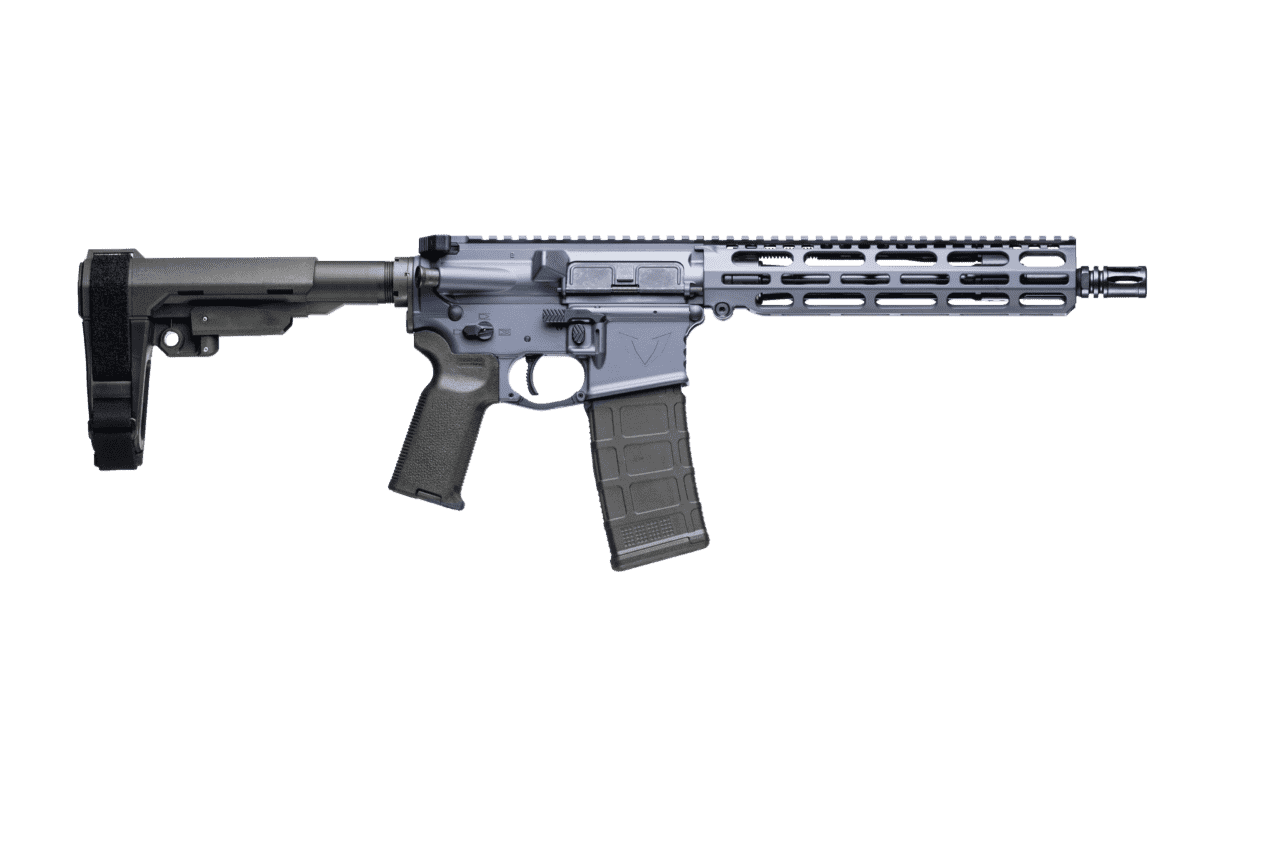 VKTR VK1P 10.5 SNIPER GREY SBA3 5.56 NATO LEFT SIDE VIEW
