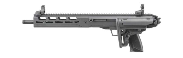 RUGER LC CARBINE STANDARD MODEL 5.7X28 16.25" THREADED BARREL LEFT SIDE VIEW STOCK FOLDED