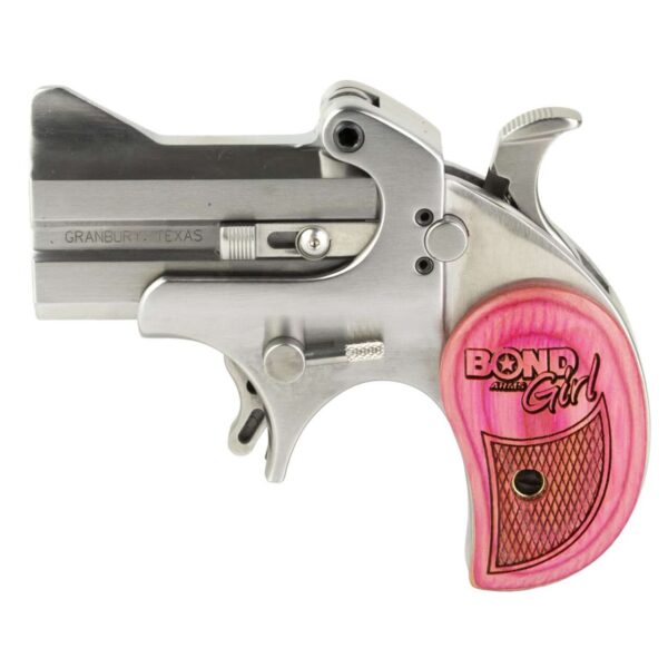 BOND ARMS GIRL MINI .357/.38 2.5" PINK GRIP LEFT SIDE VIEW